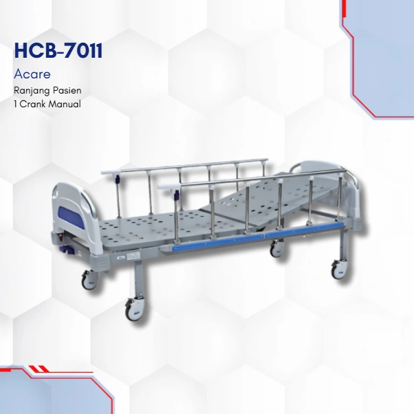 Produk HCB-7011 Acare Ranjang Pasien 1 Crank Manual - distributor alat kesehatan resmi Kemenkes
